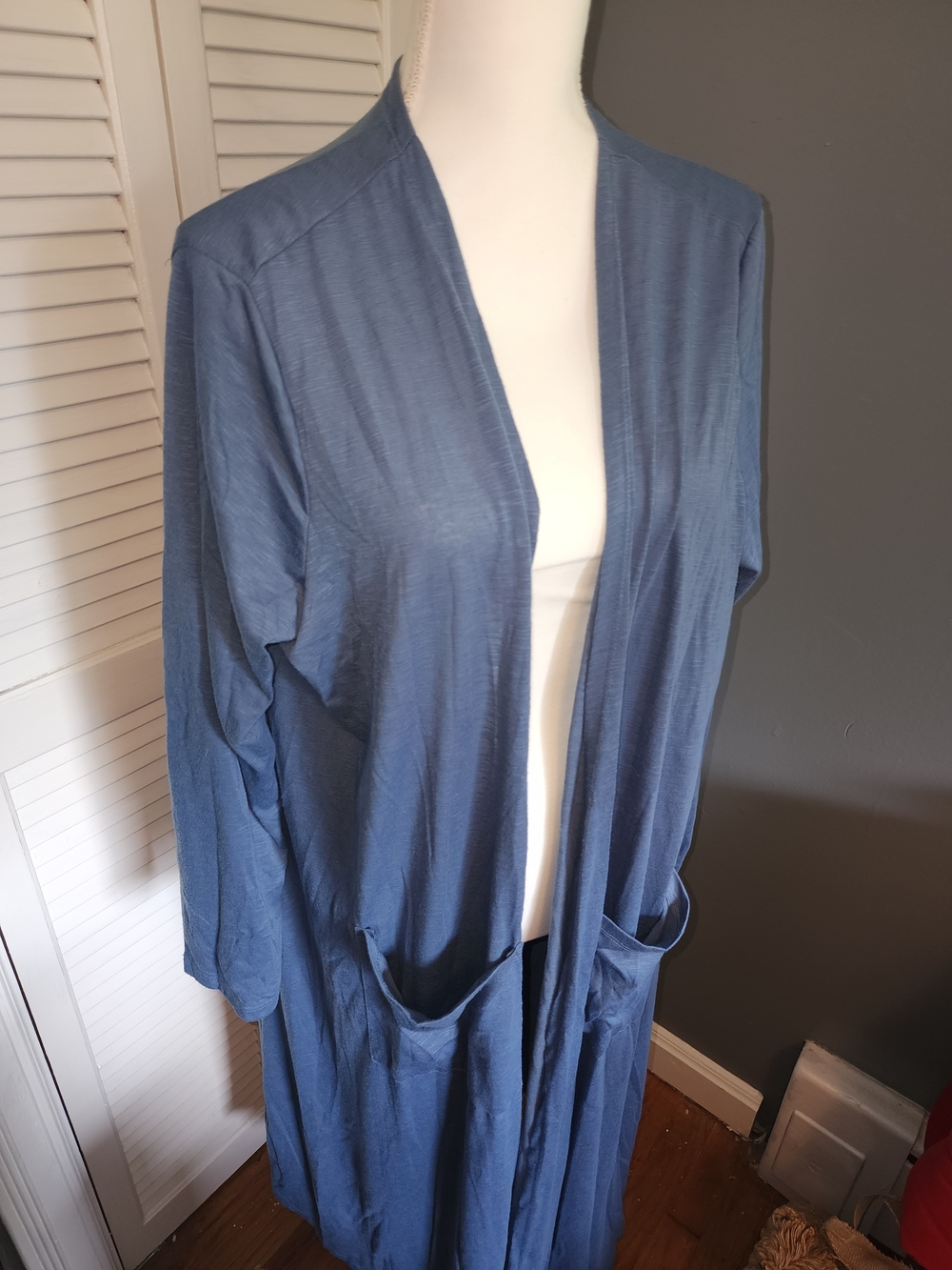 LuLaRoe Dusty Blue Open-Front Cardigan